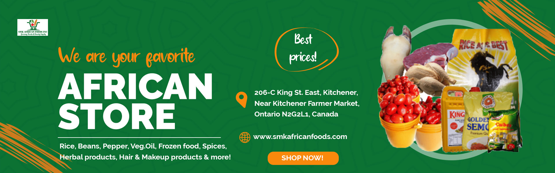 We are Your Favourite African Store