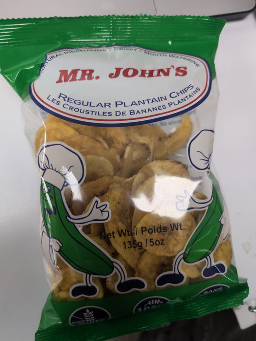 Mr John Plantain Unripe Chips