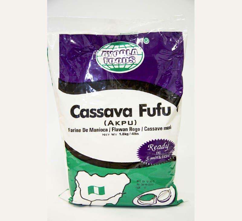 Cassava Fufu Food 