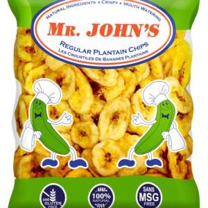 Mr. John:Plantain Chips unripe-135 Gr - SMK African Store