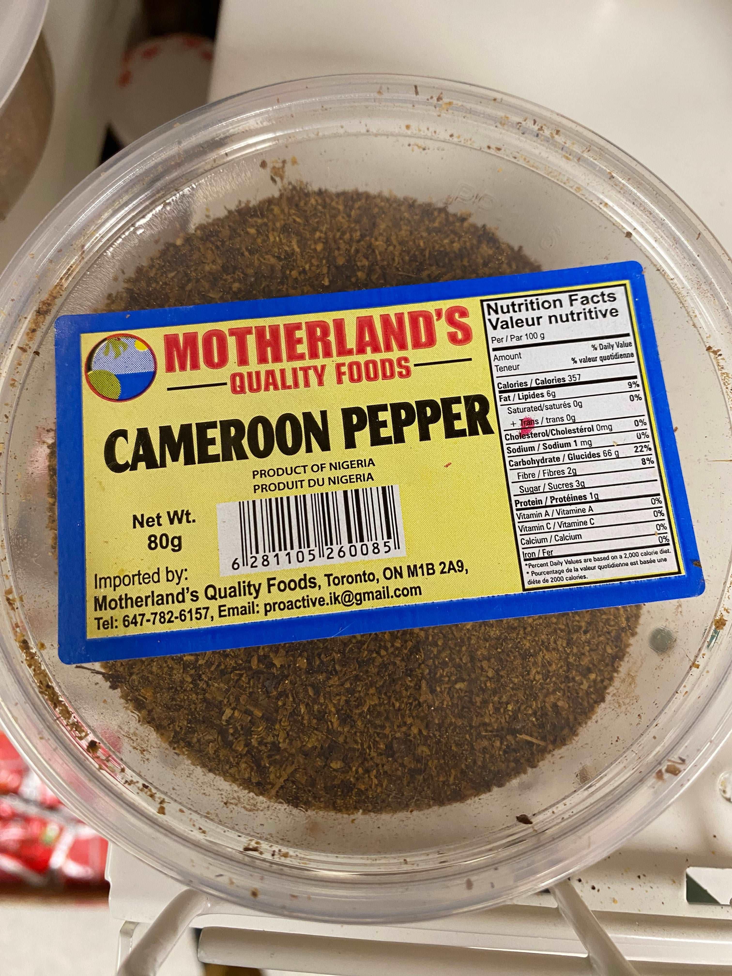 Cameroon Pepper Powder